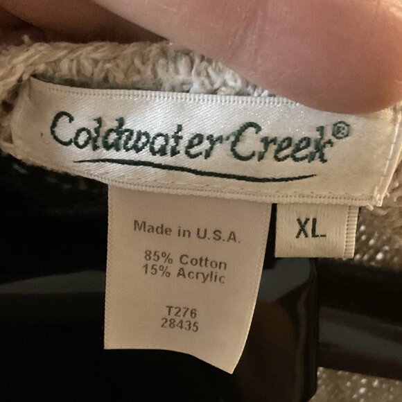 Coldwater Creek Multi-Stitch 3/4 Sleeve Sweater - Picture 3 of 11